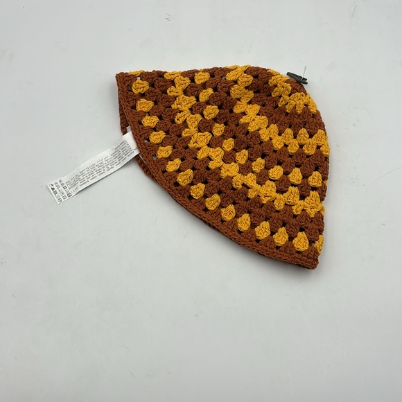 NWOT Zara Kids Ocher Crochet Bucket Hat Size 1-3 Years - Picture 3 of 3